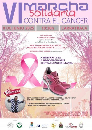 VI Marcha Solidaria contra el Cancer en Carratraca