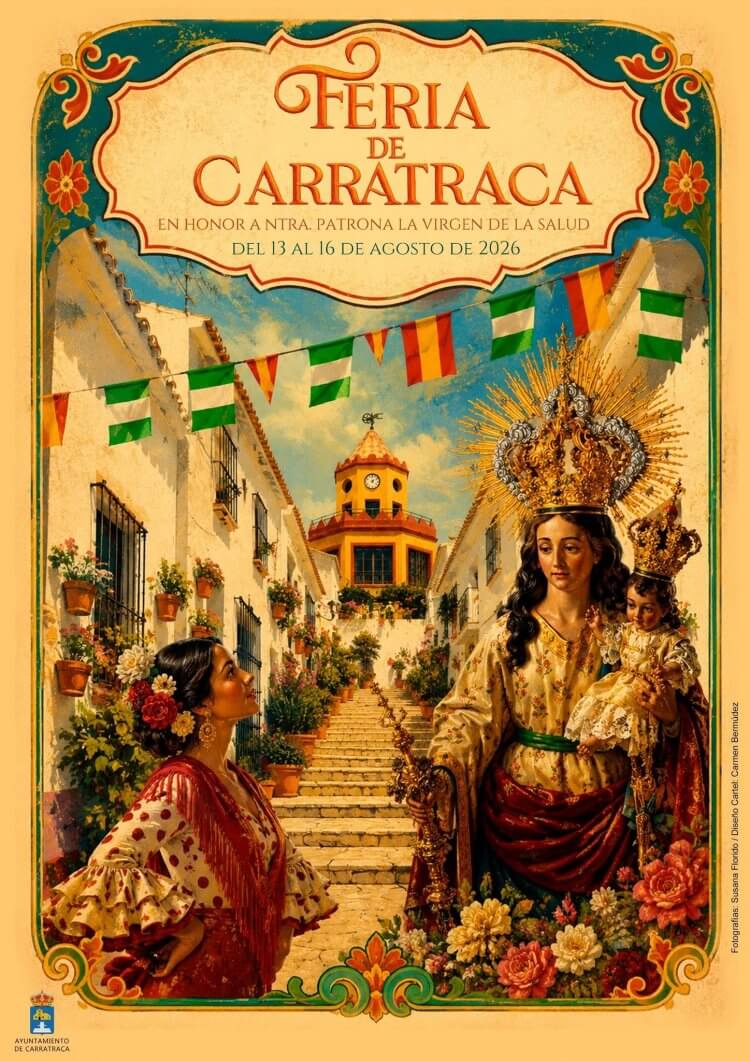 Cartel Feria de Carratraca 2026